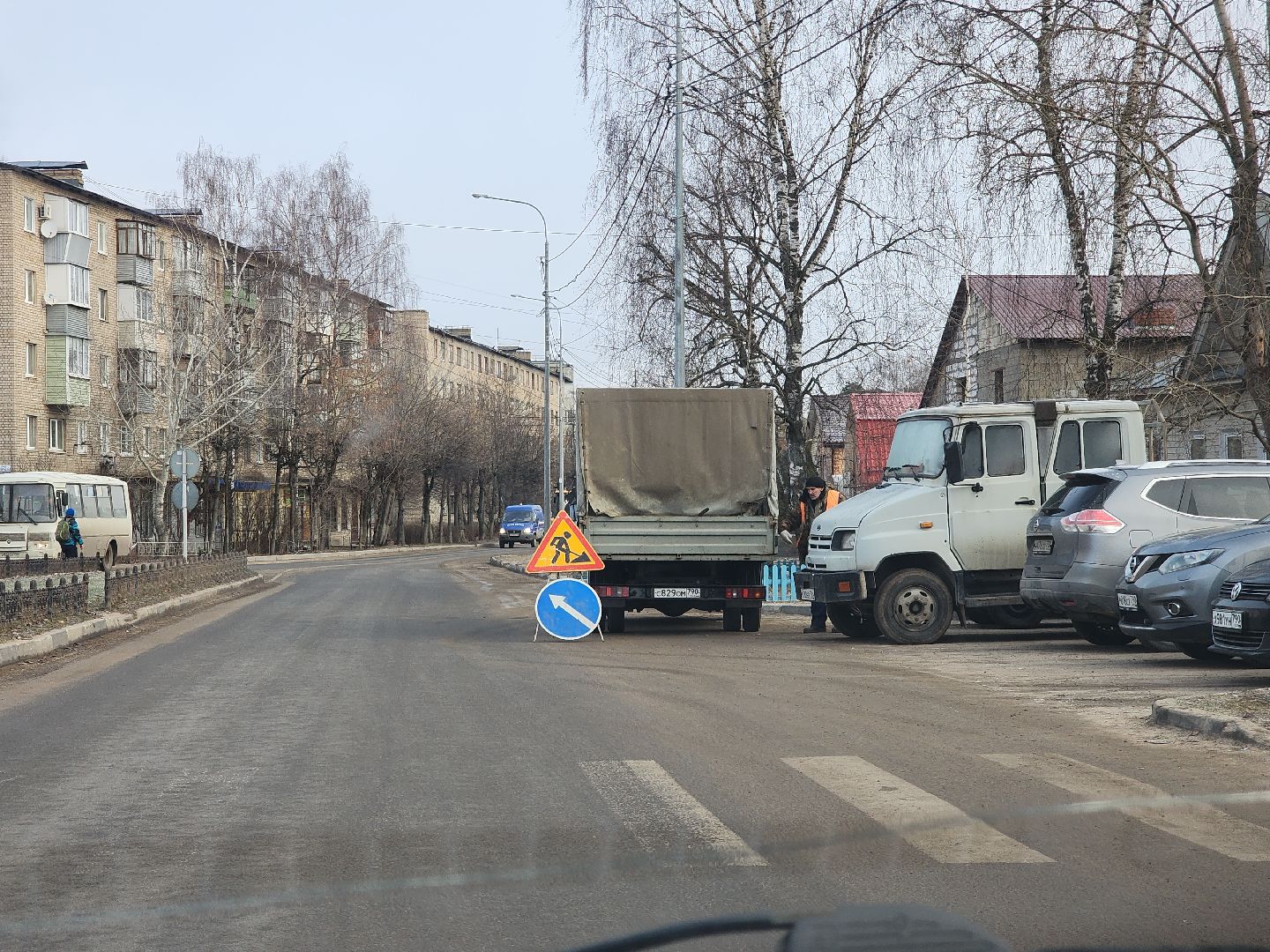 серпухов, подмосковье, уборка дороги,