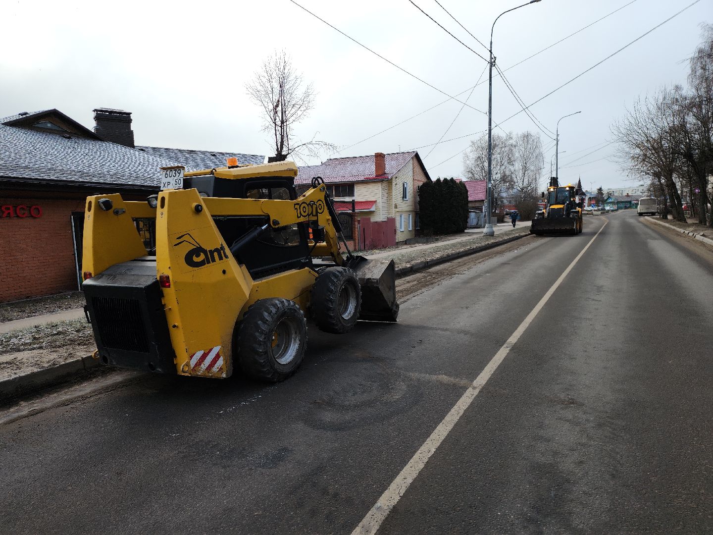 серпухов, подмосковье, уборка дороги,
