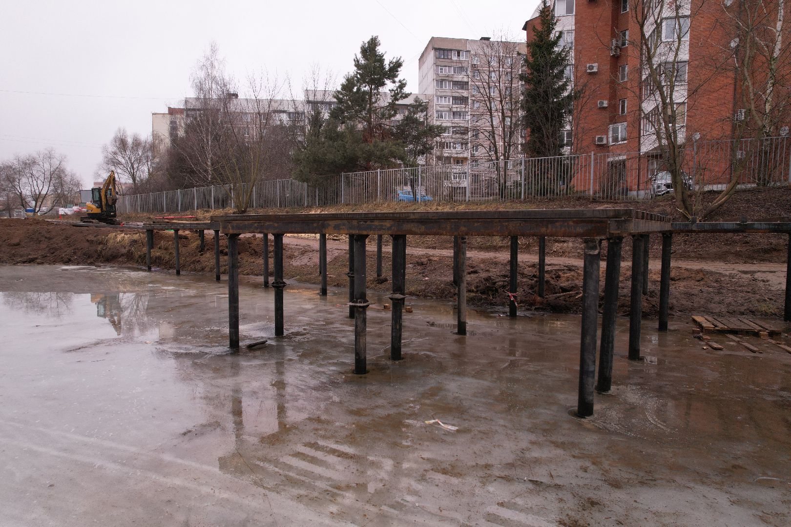 видео с коптера, чехов, благоустройство,