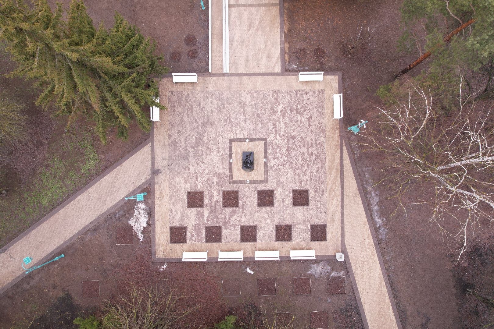 видео с коптера, чехов благоустройство,