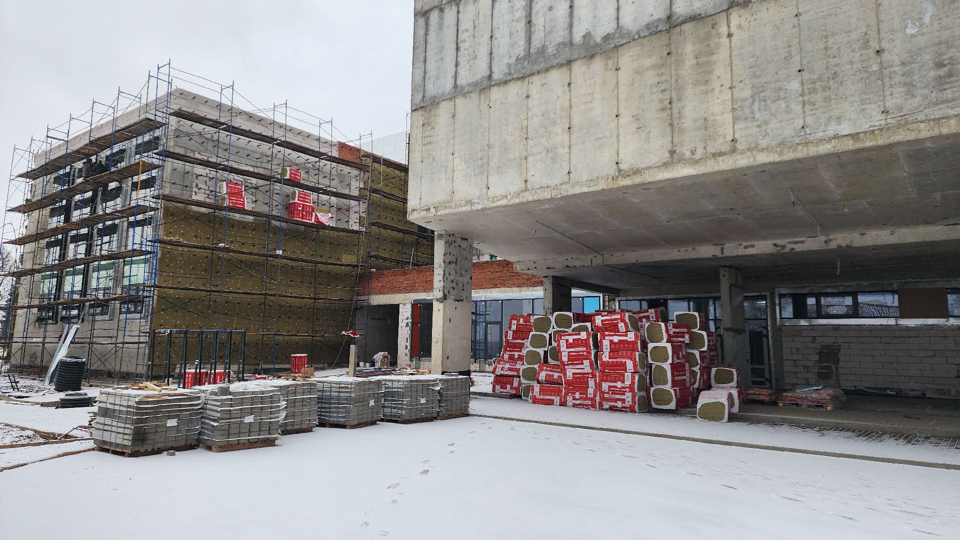 домодедово, стройка, ремонт, капремонт, новая школа, подмосковье,