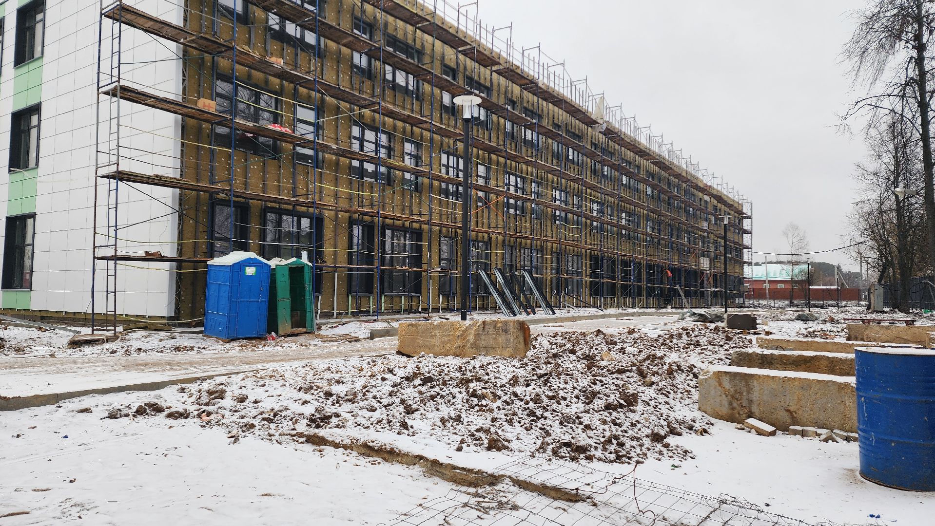 домодедово, стройка, ремонт, капремонт, новая школа, подмосковье,