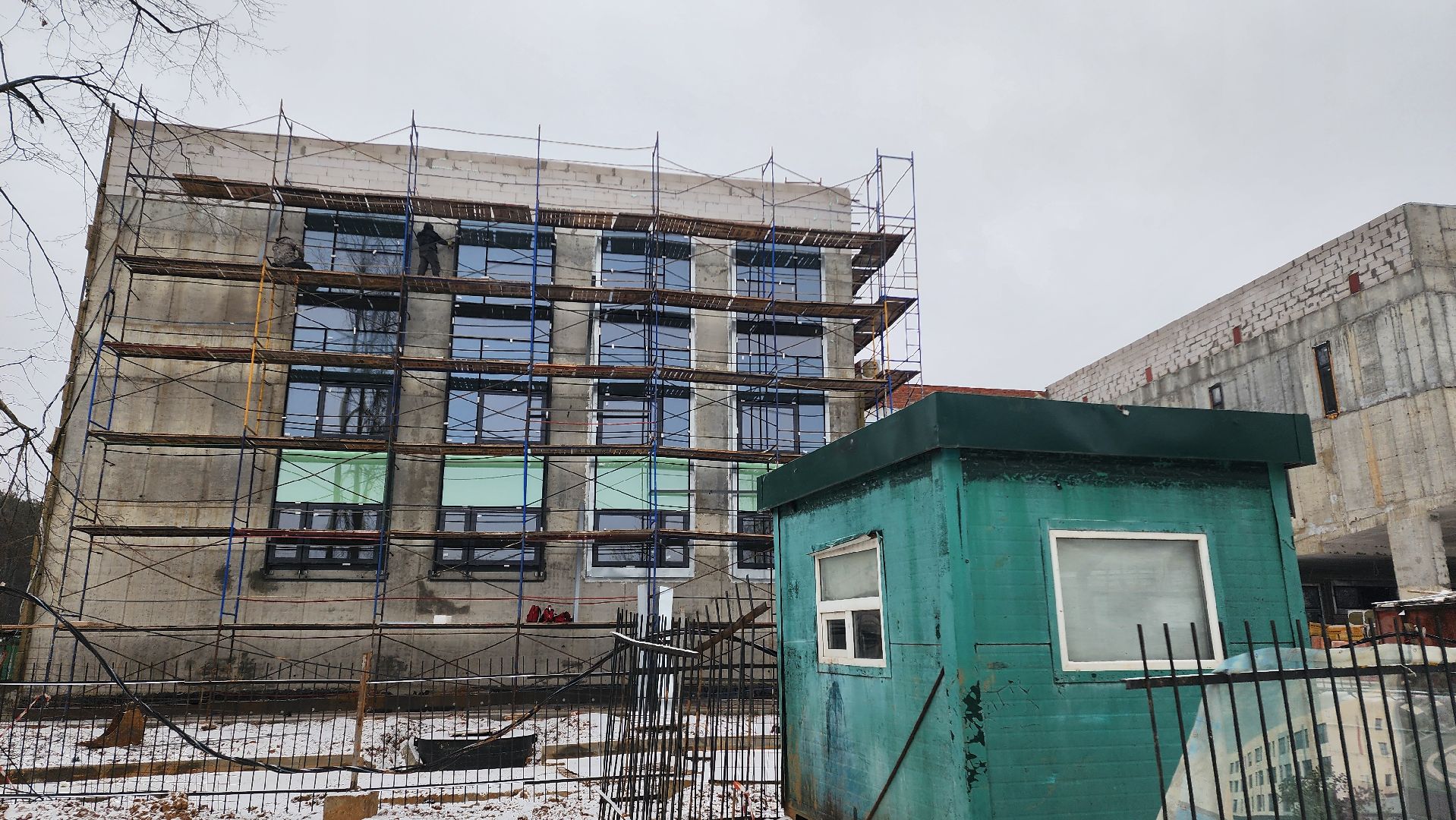 домодедово, стройка, ремонт, капремонт, новая школа, подмосковье,