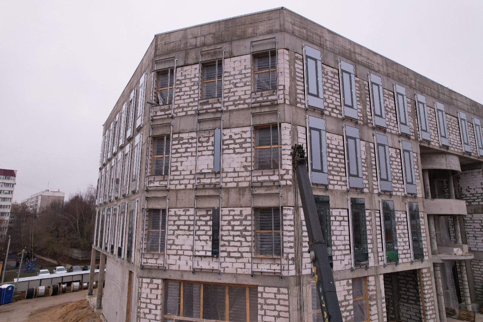 видео с коптера, чехов, медицина,