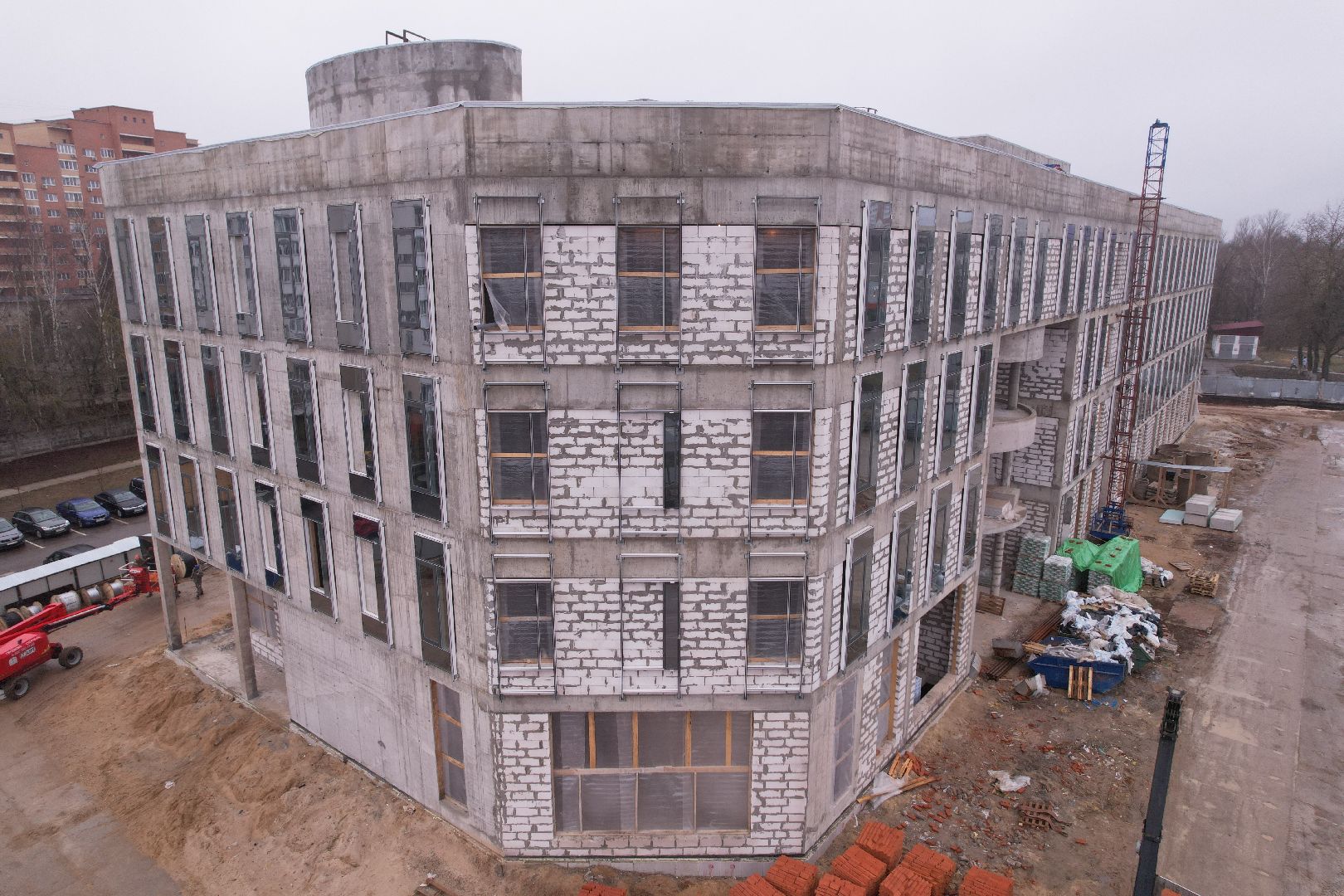 видео с коптера, чехов, медицина,