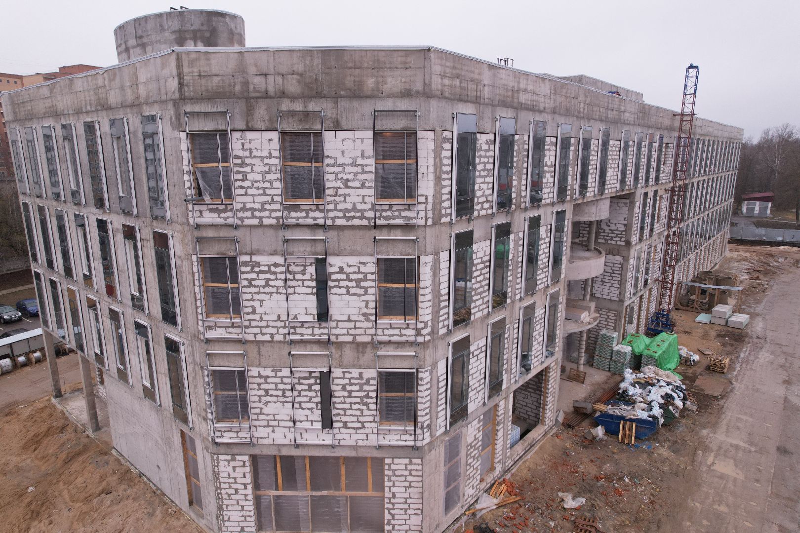 видео с коптера, чехов, медицина,