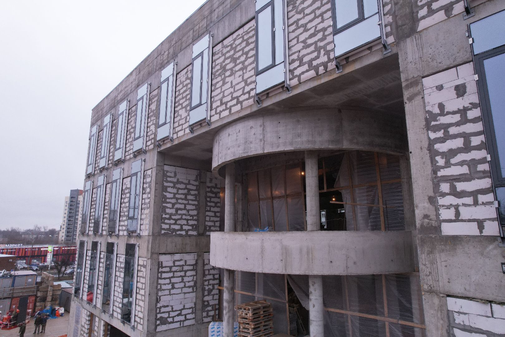 видео с коптера, чехов, медицина,