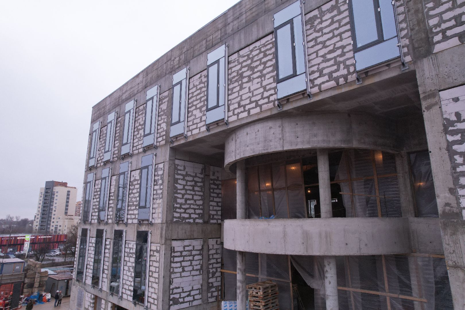 видео с коптера, чехов, медицина,