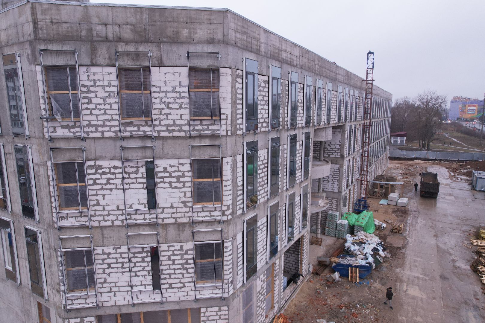 видео с коптера, чехов, медицина,