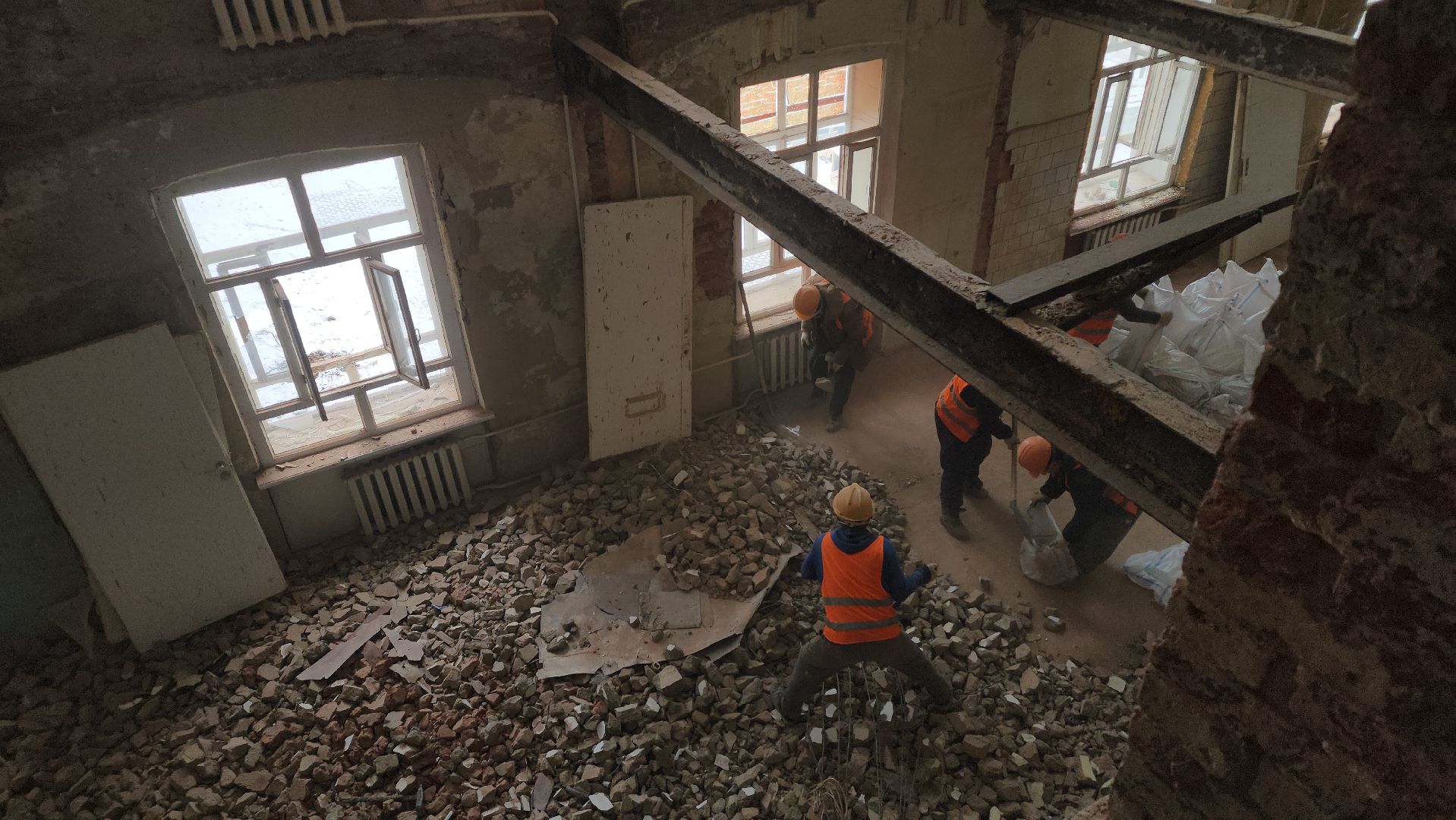 вертикалки, мытищи, школа, ремонт, историческое здание,