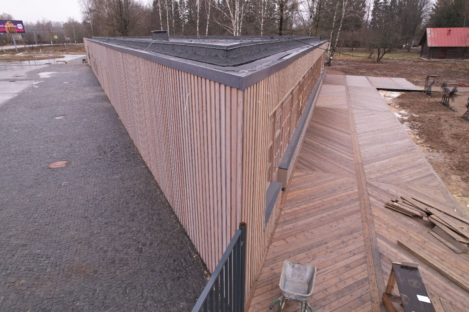 видео с коптера, чехов, музей-заповедник