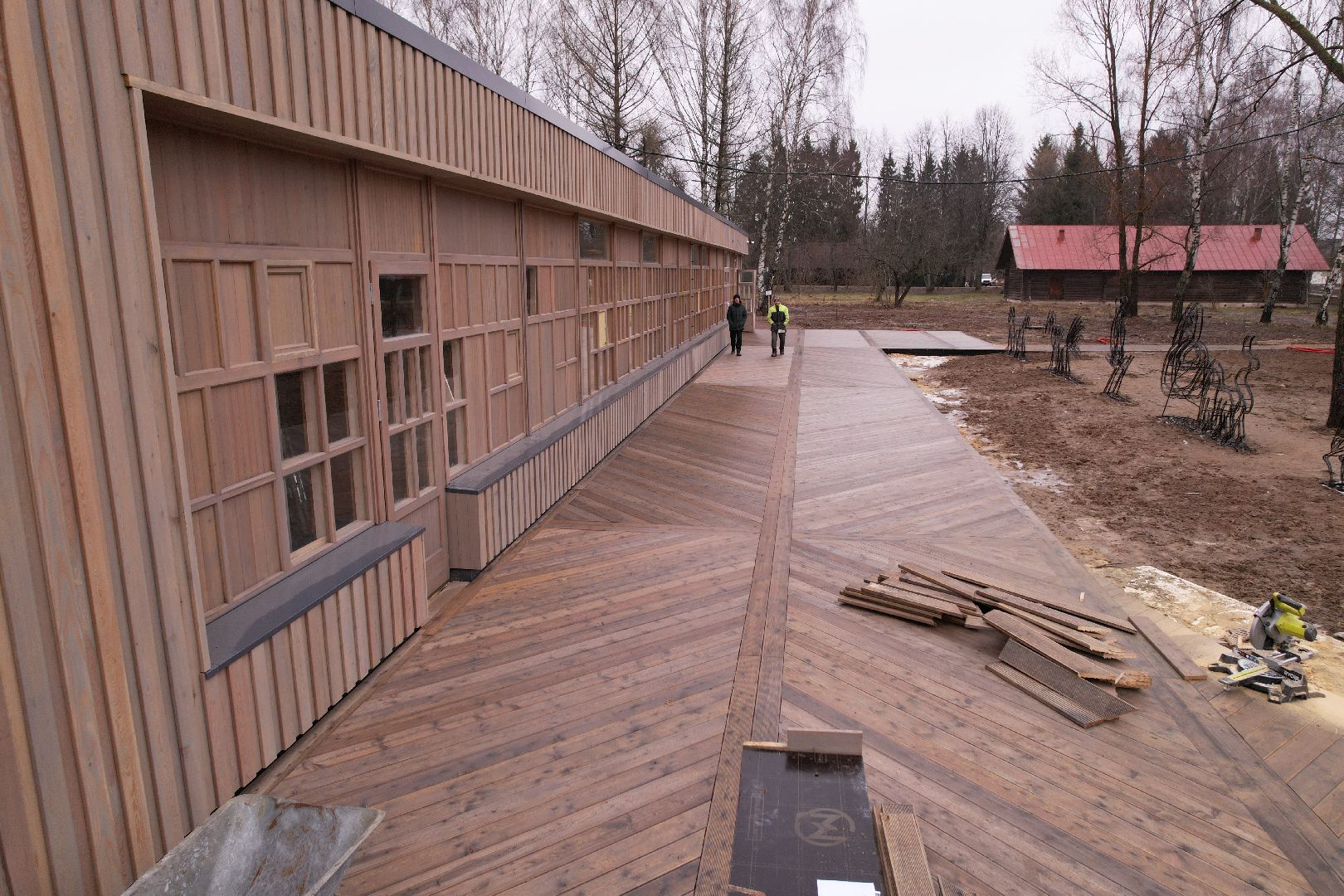 видео с коптера, чехов, музей-заповедник