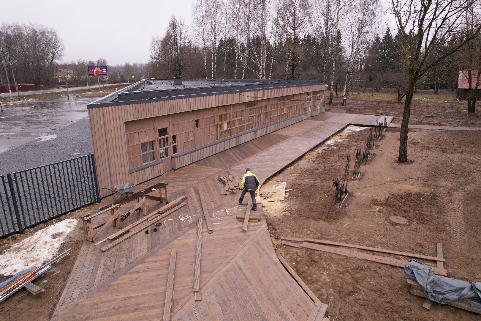 видео с коптера, чехов, музей-заповедник