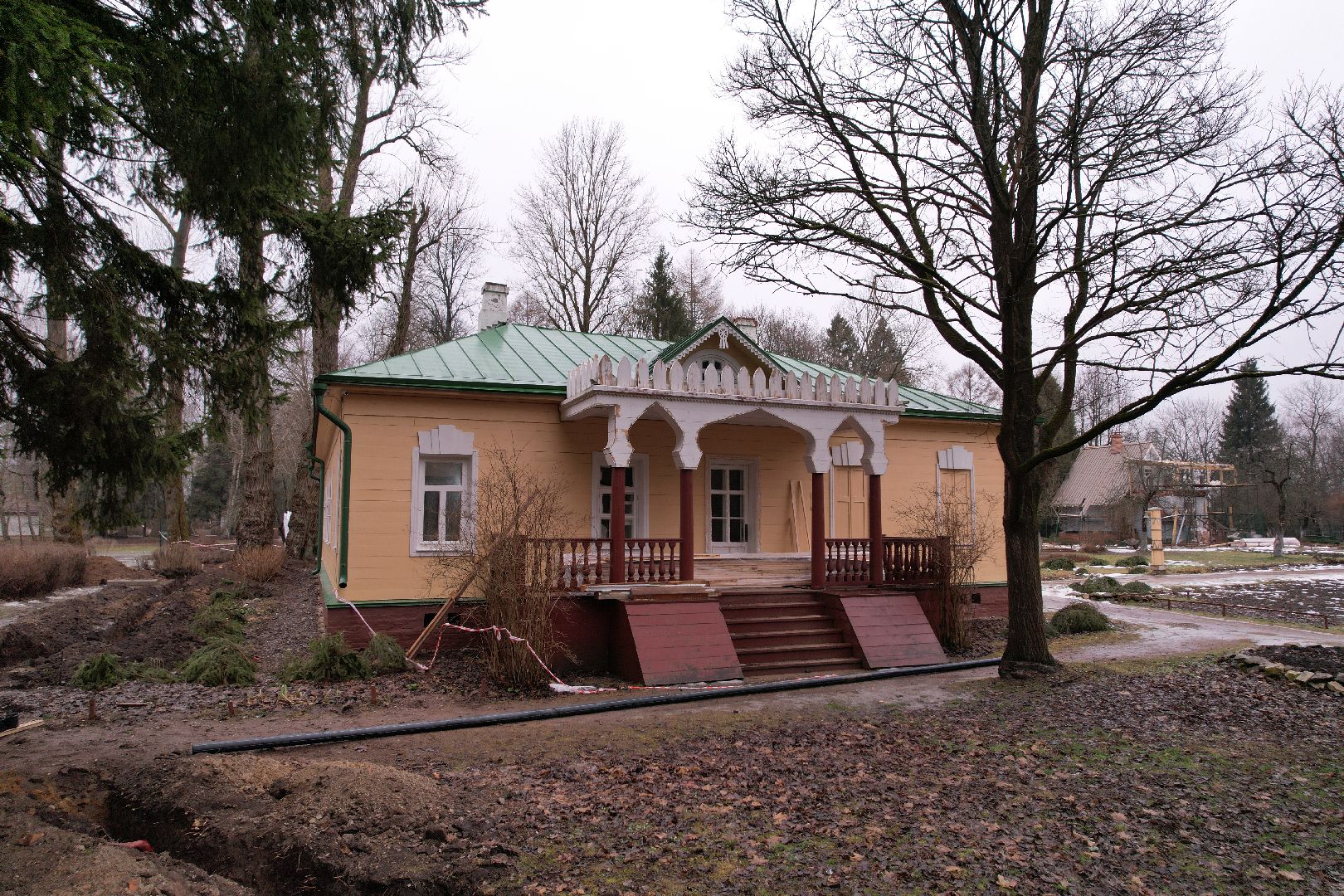 видео с коптера, чехов, музей-заповедник