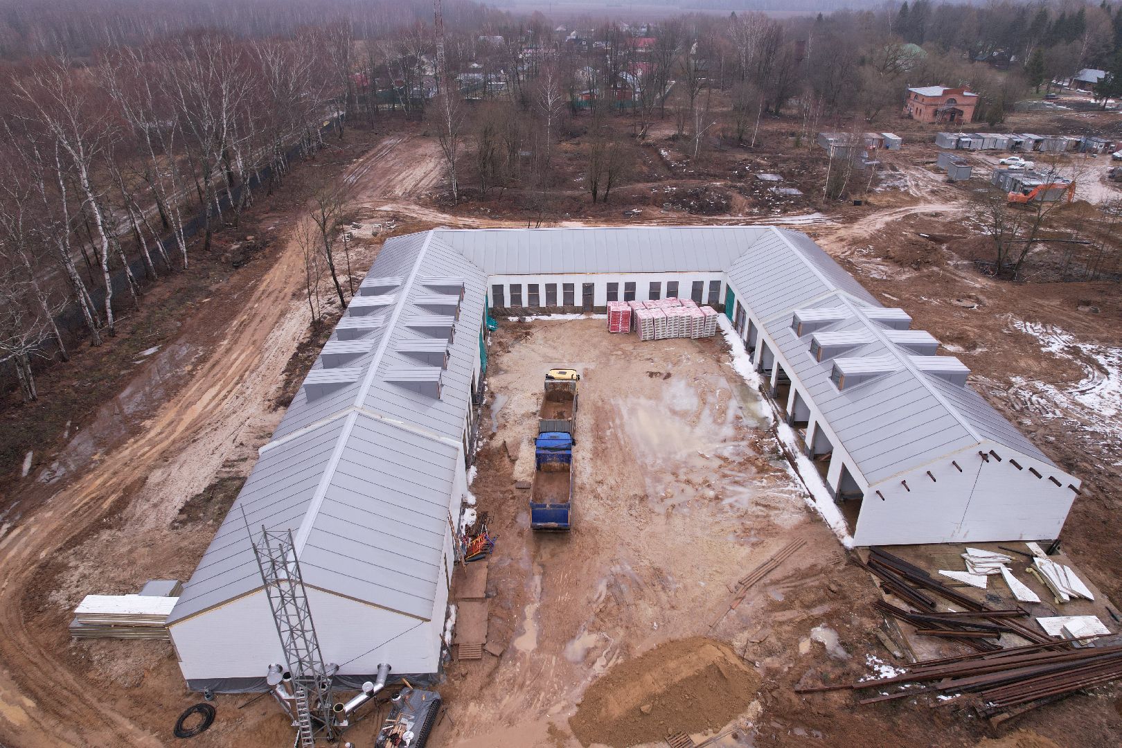 видео с коптера, чехов, музей-заповедник