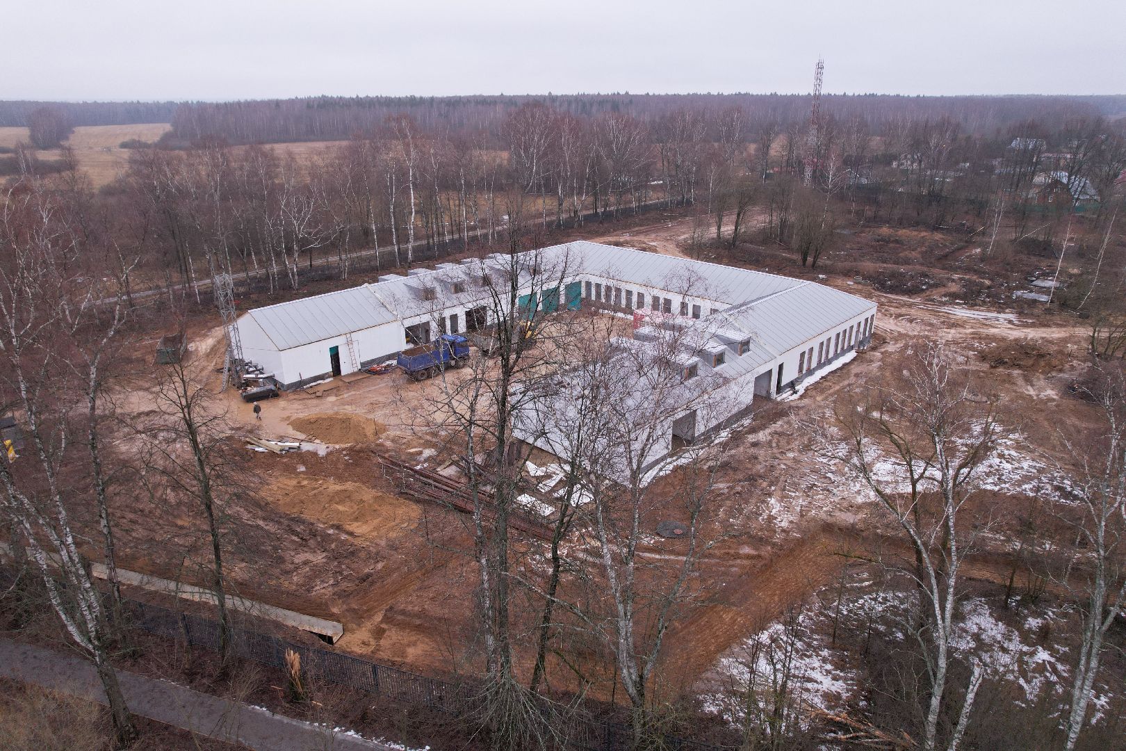 видео с коптера, чехов, музей-заповедник