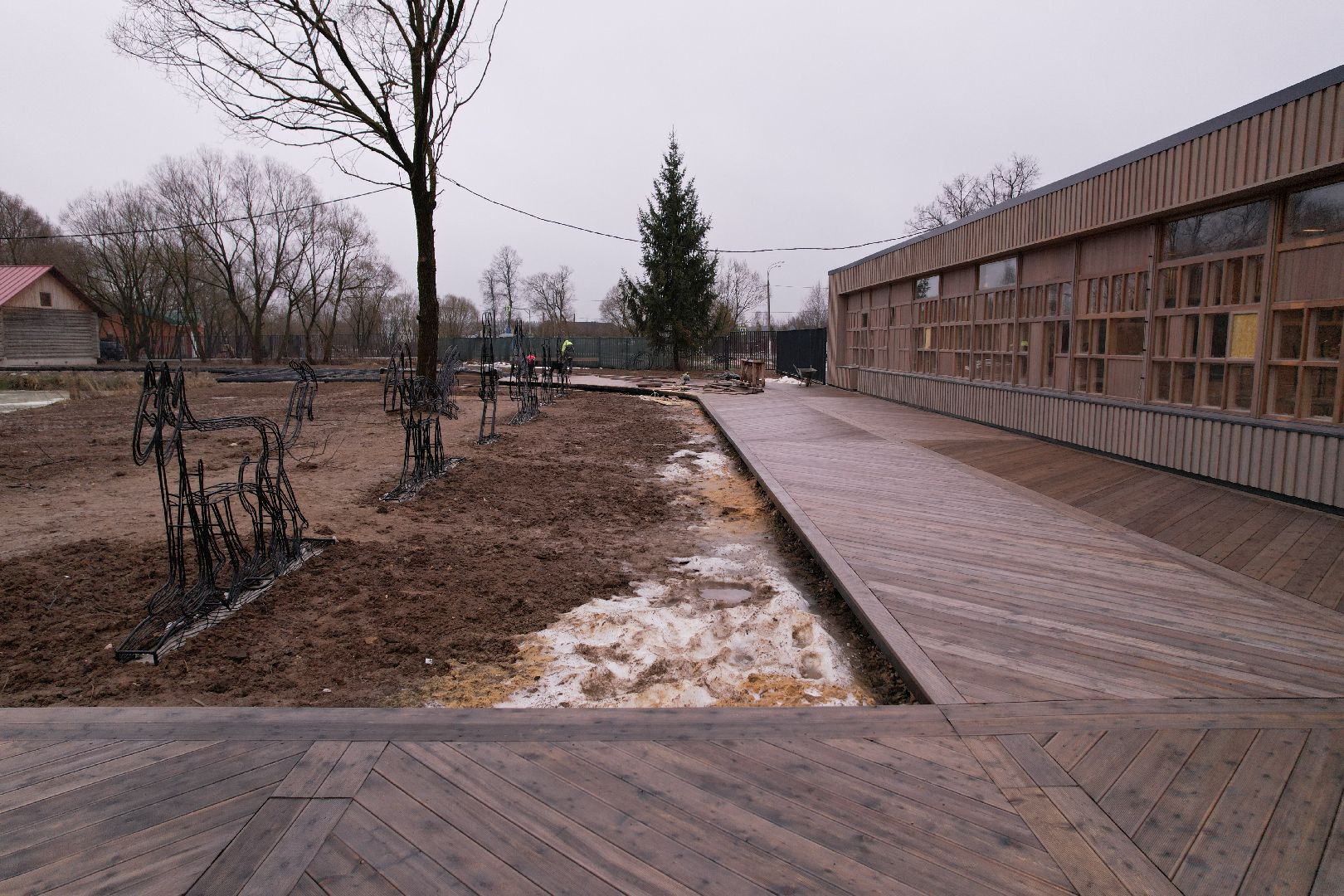 видео с коптера, чехов, музей-заповедник