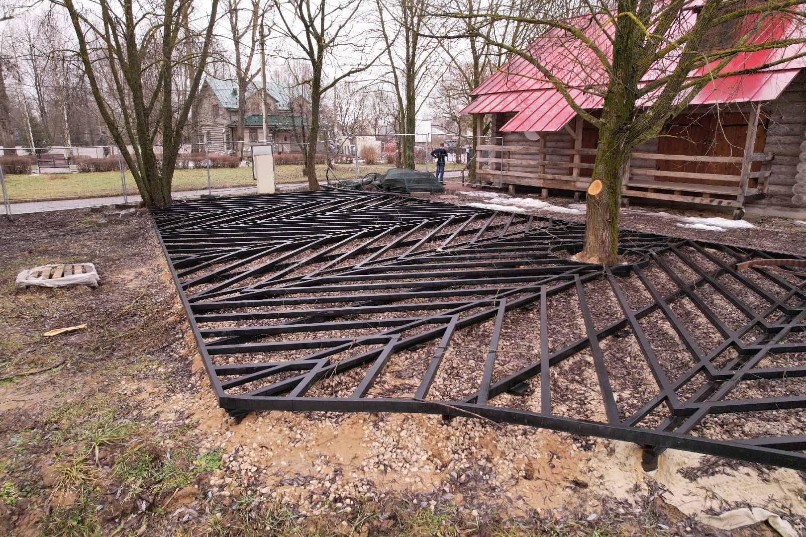 видео с коптера, чехов, музей-заповедник
