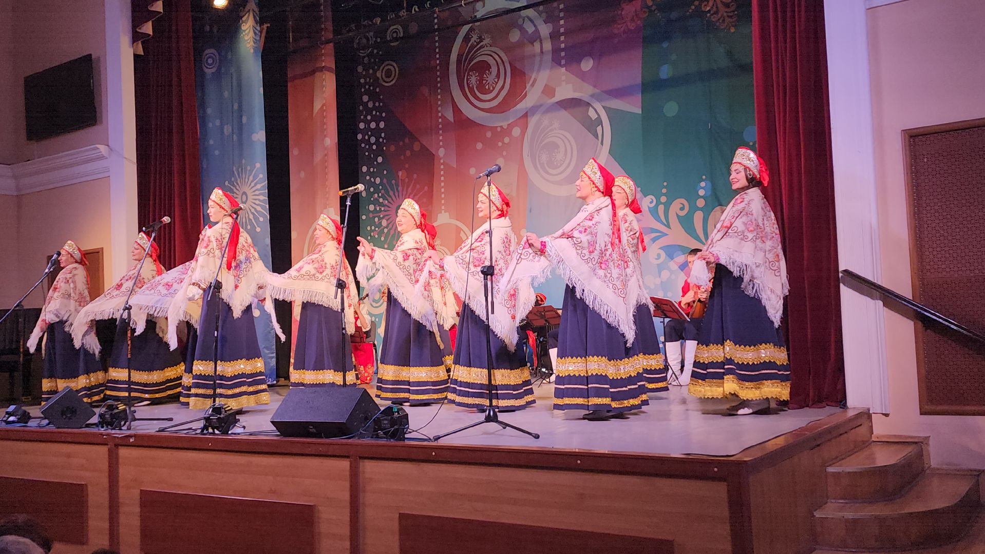 вертикалки, пушкино, концерт, русские народные песни, зима, народные инструменты, хор,