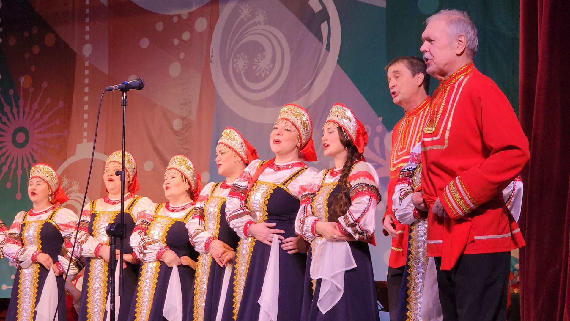 вертикалки, пушкино, концерт, русские народные песни, зима, народные инструменты, хор,