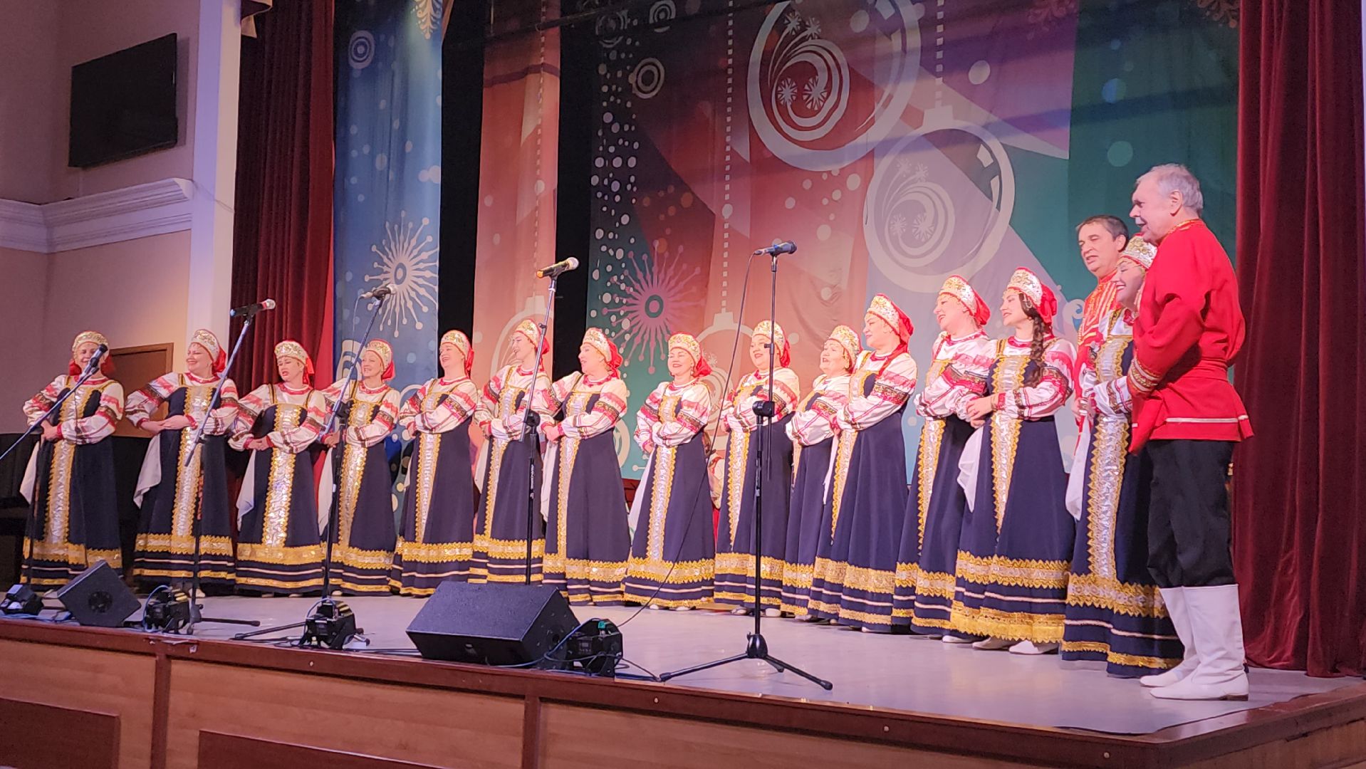 вертикалки, пушкино, концерт, русские народные песни, зима, народные инструменты, хор,