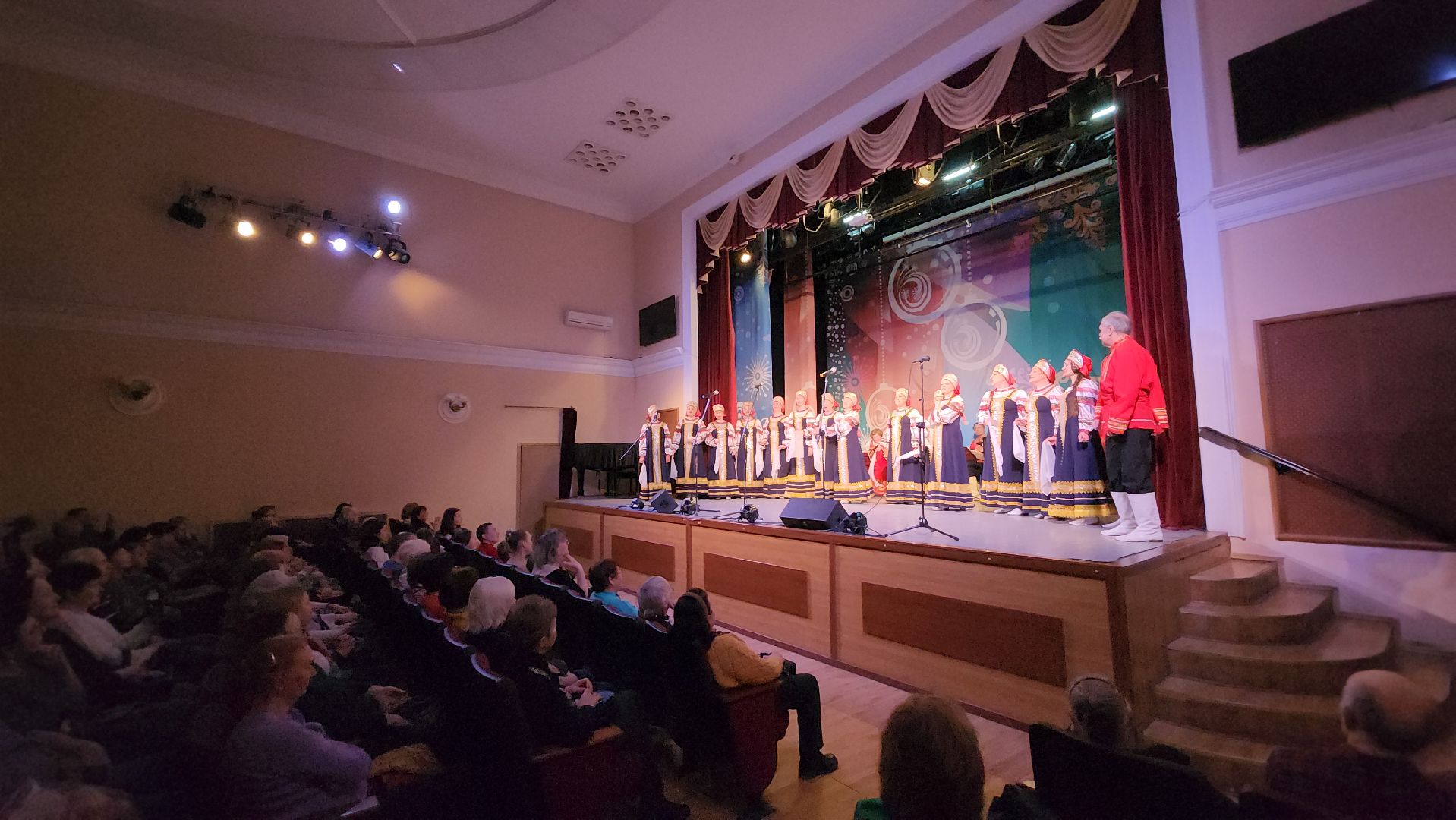 вертикалки, пушкино, концерт, русские народные песни, зима, народные инструменты, хор,