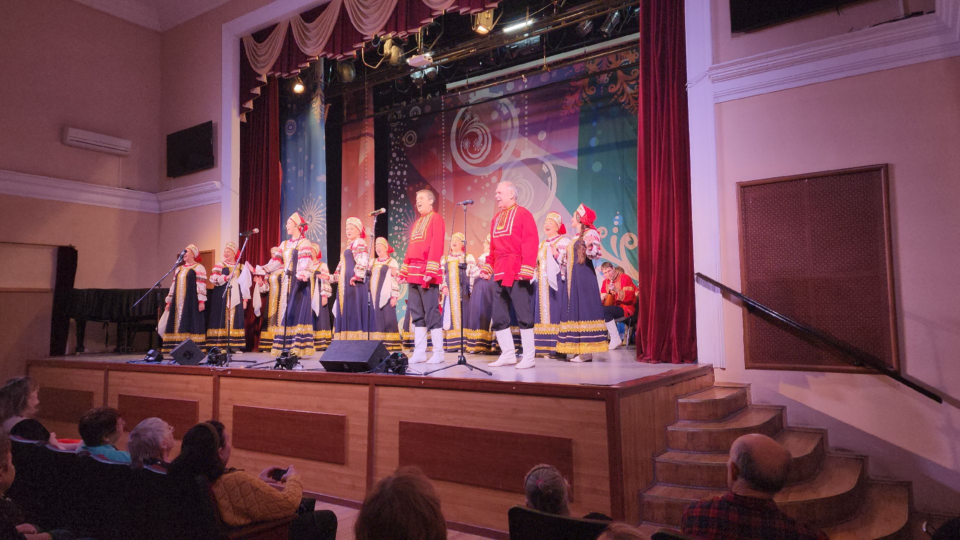 вертикалки, пушкино, концерт, русские народные песни, зима, народные инструменты, хор,
