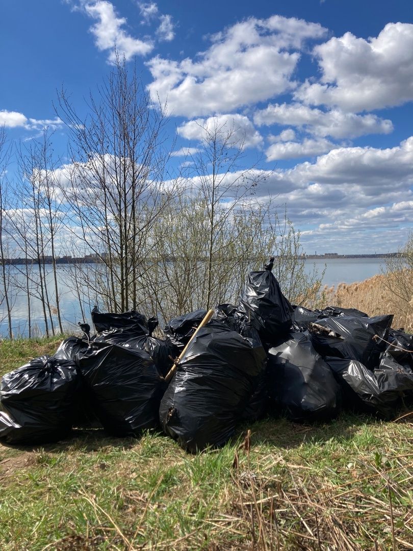 Солнечногорск, Тимоново, субботник, Сенеж, уборка