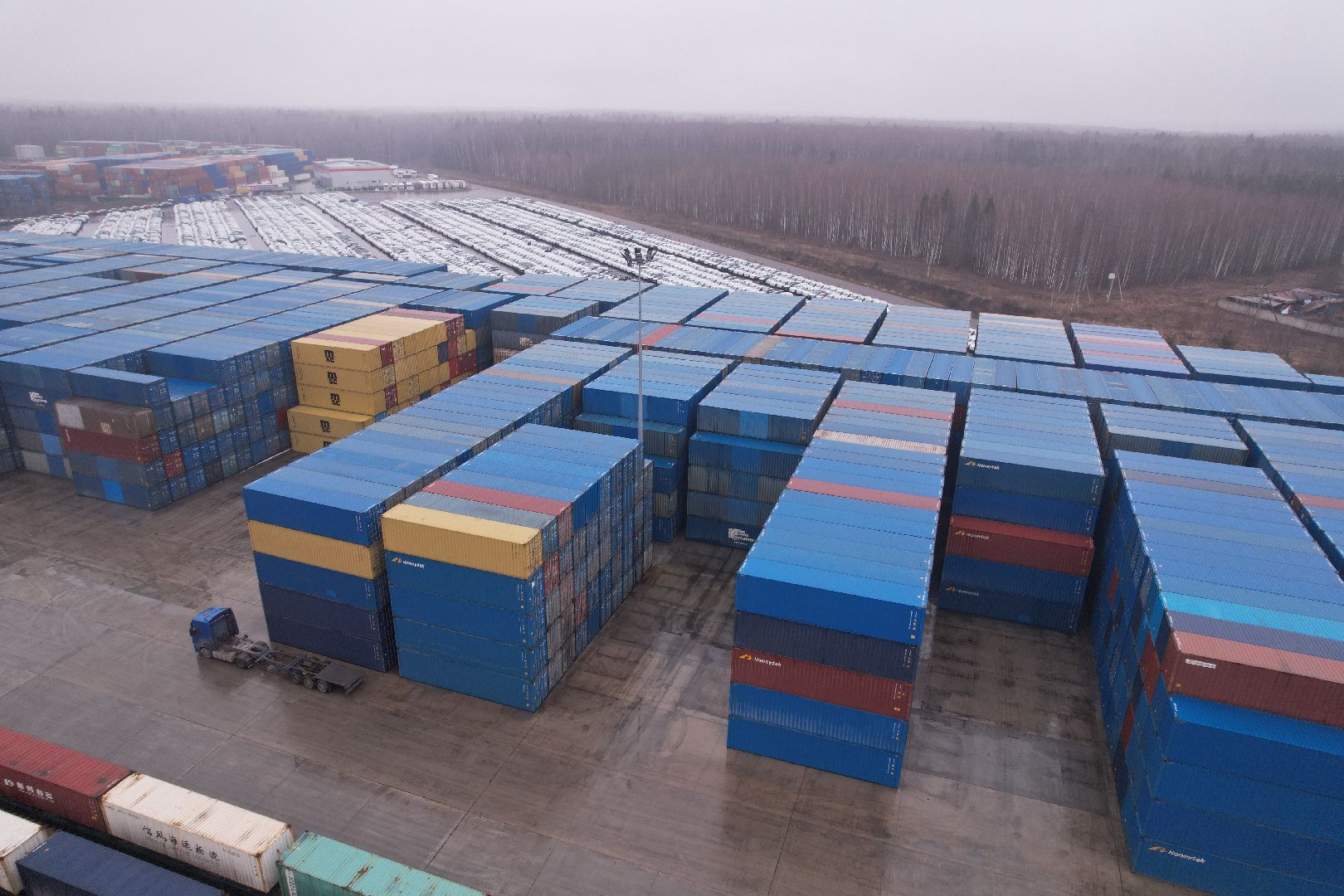 видео с коптера, чехов, сухой порт,