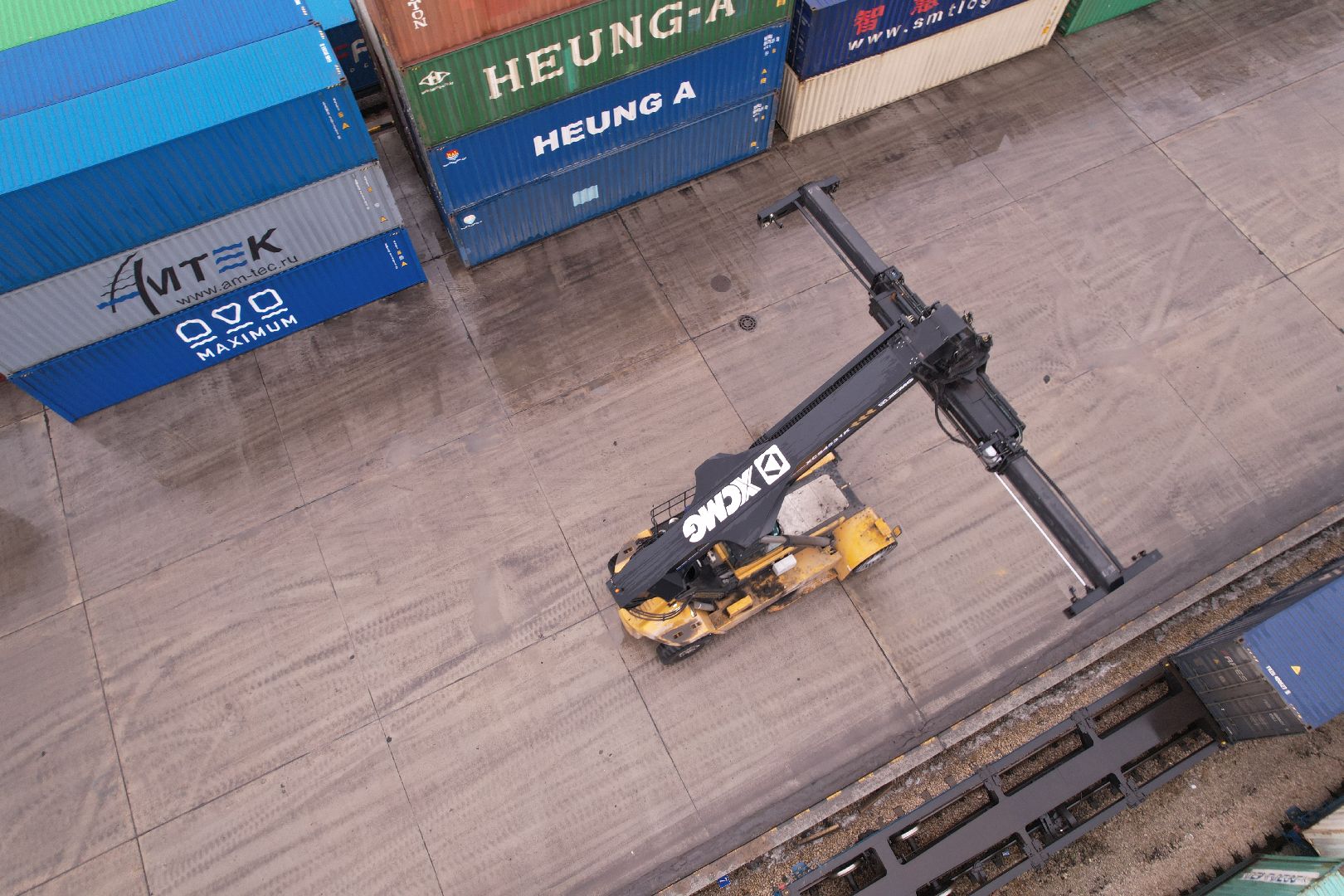 видео с коптера, чехов, сухой порт,