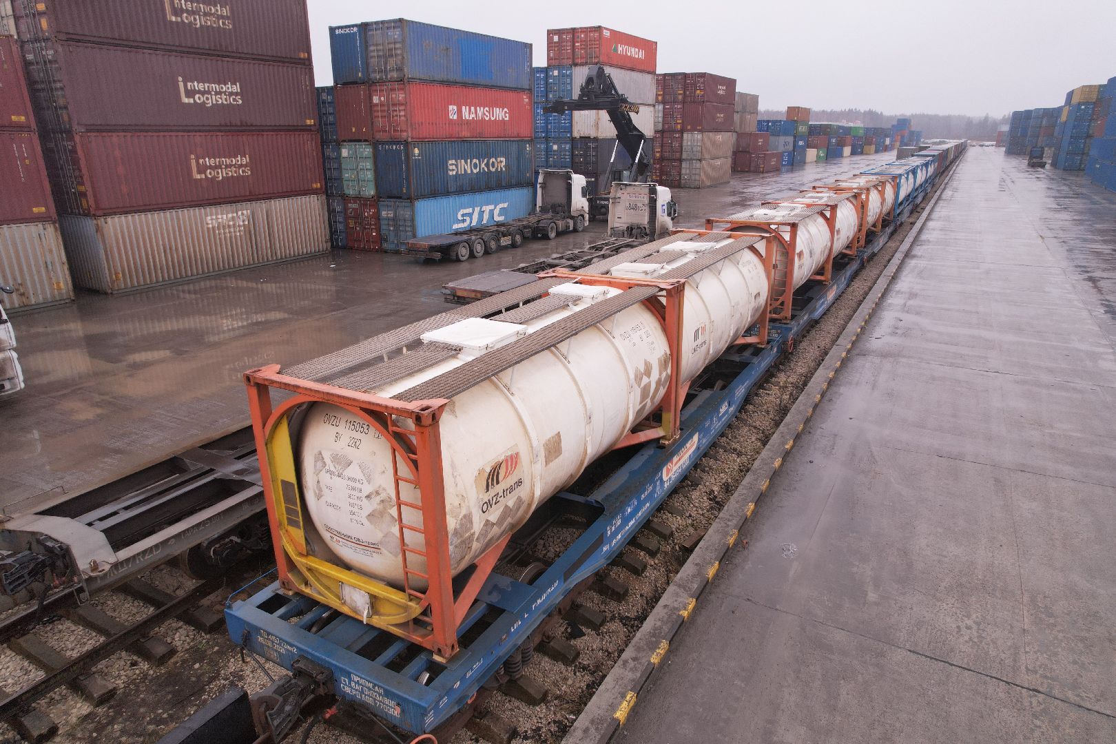 видео с коптера, чехов, сухой порт,