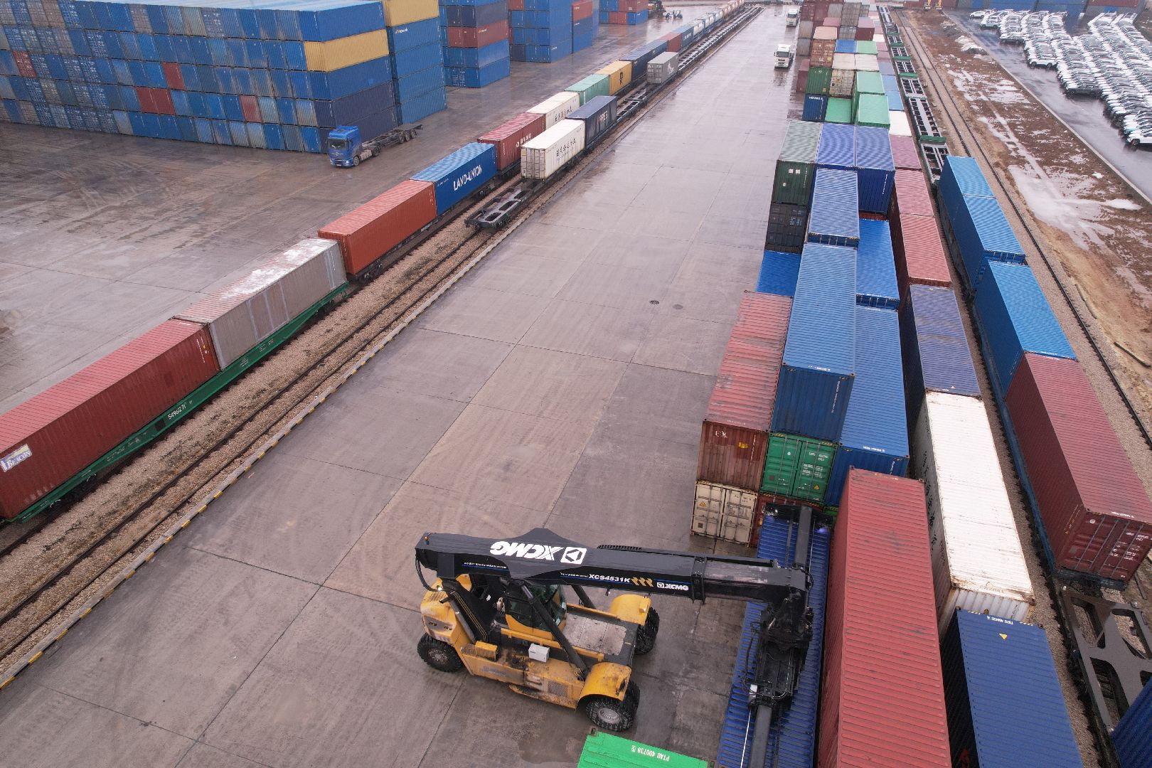 видео с коптера, чехов, сухой порт,