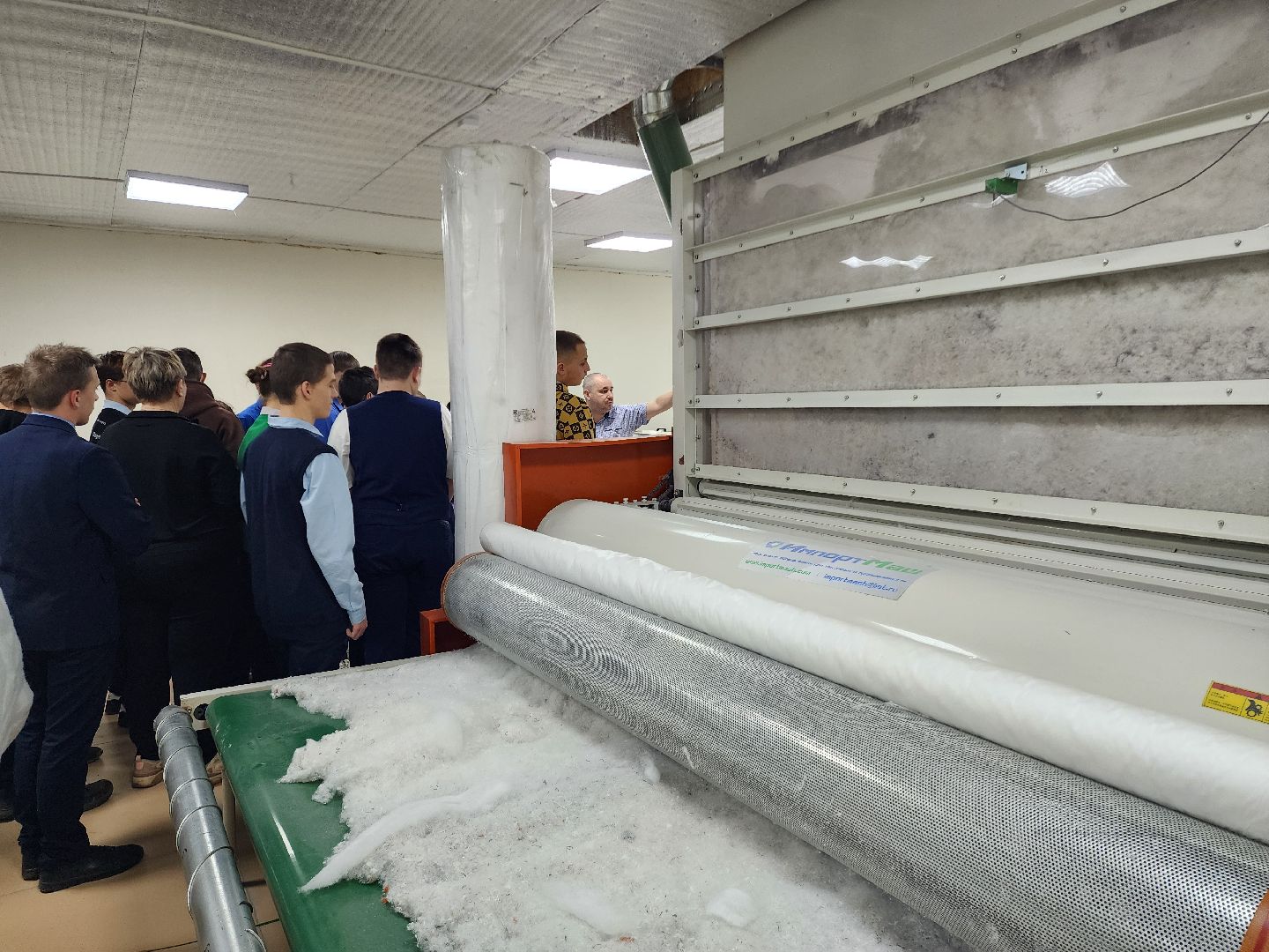 дети, экскурсия, производство матрасов, матрасы, овз, школа-интернат, шатура,