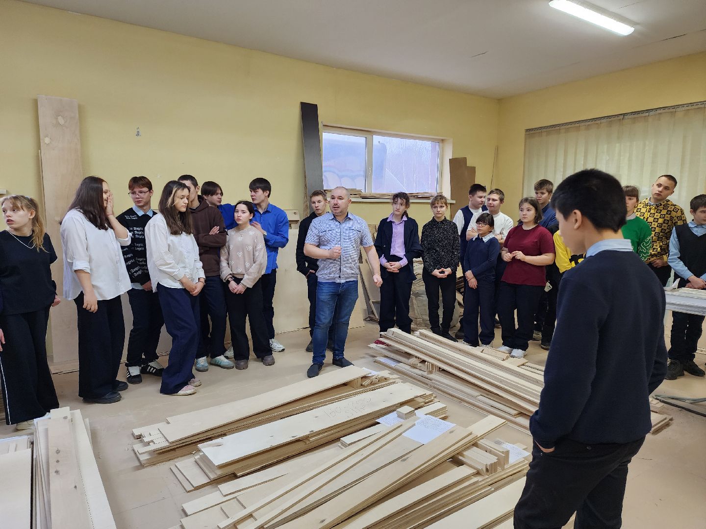 дети, экскурсия, производство матрасов, матрасы, овз, школа-интернат, шатура,