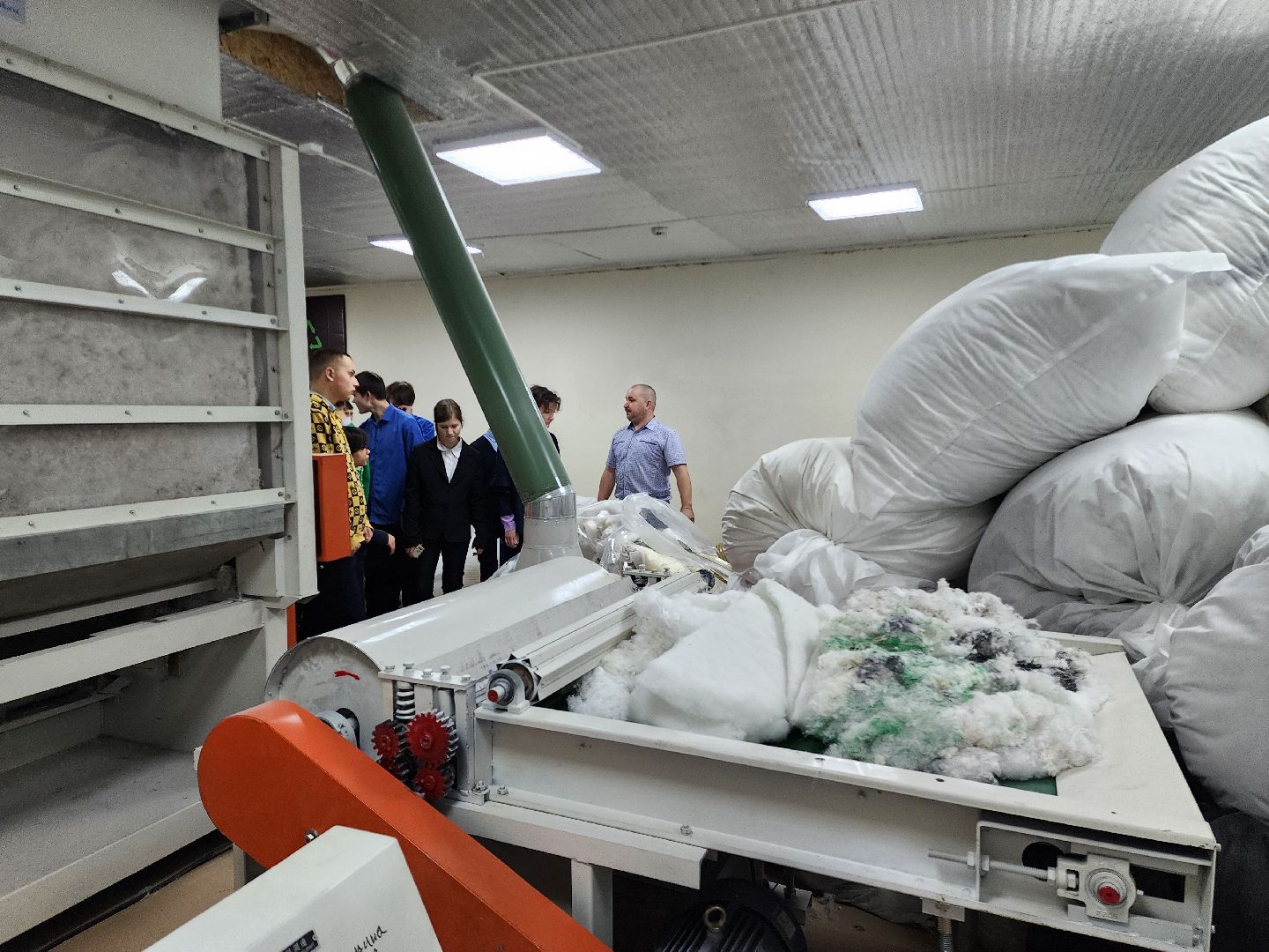 дети, экскурсия, производство матрасов, матрасы, овз, школа-интернат, шатура,