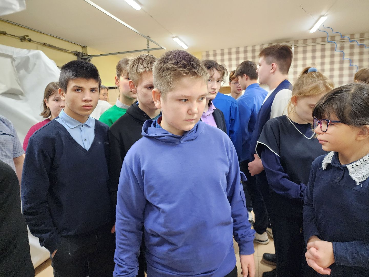 дети, экскурсия, производство матрасов, матрасы, овз, школа-интернат, шатура,