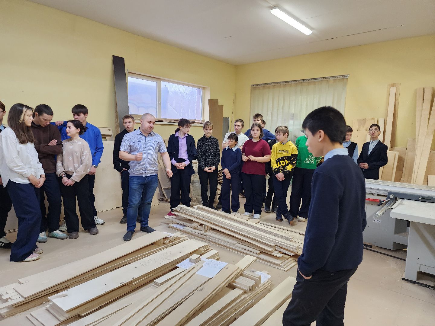 дети, экскурсия, производство матрасов, матрасы, овз, школа-интернат, шатура,