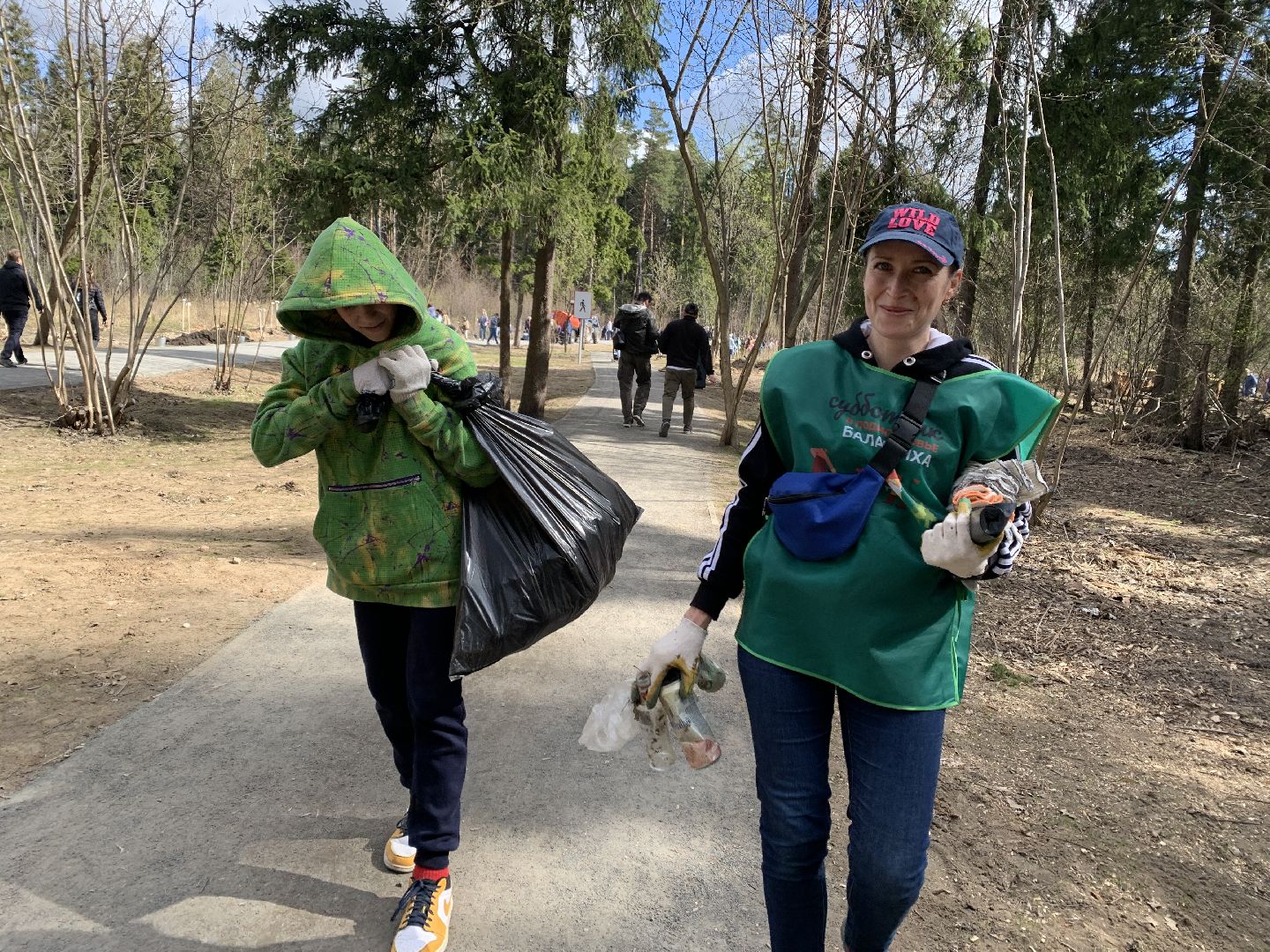 Балашиха, Подмосковье, субботники, Ольгинский лесопарк