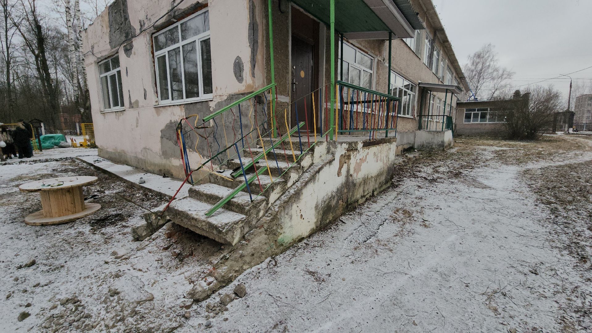 серпухов, деревня васильевское, пролетарская школа, капитальный ремонт детского сада, детский сад василек,