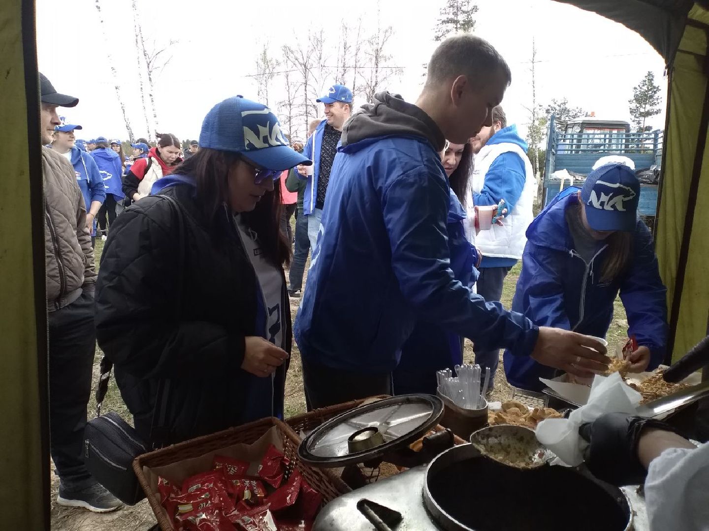 субботник, полевая кухня, Лосино-Петровский