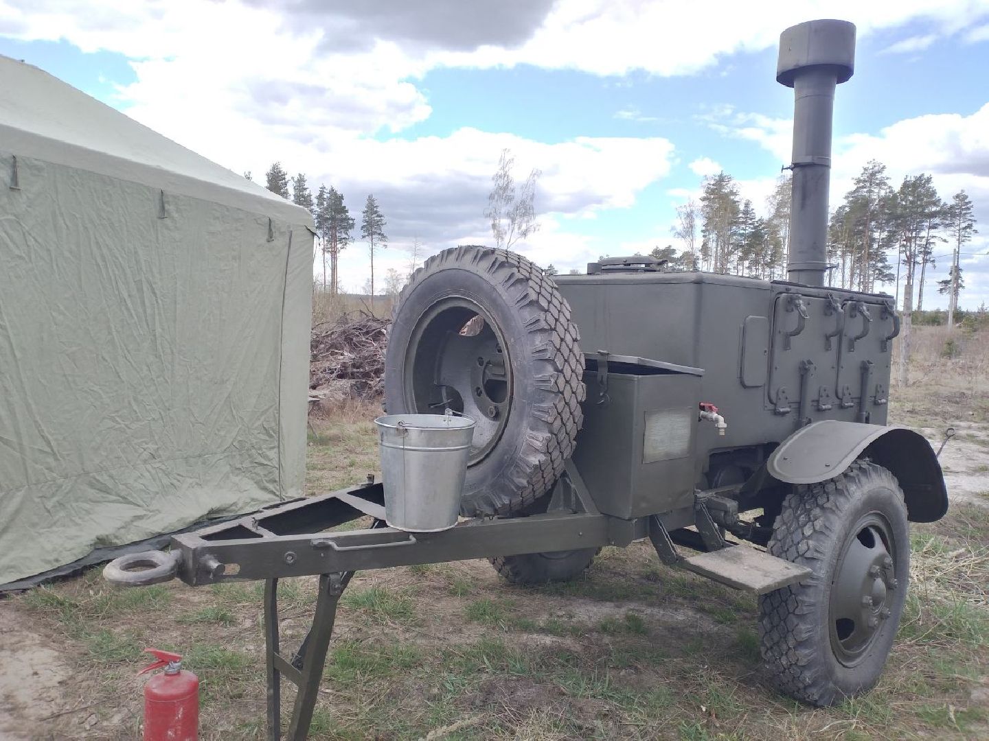 субботник, полевая кухня, Лосино-Петровский