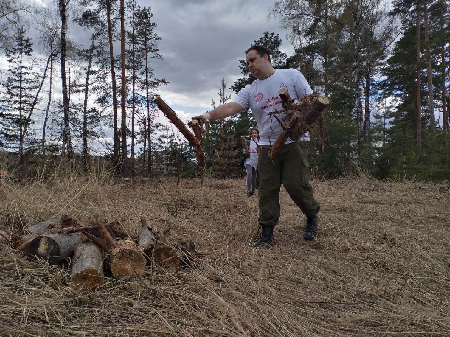субботник, полевая кухня, Лосино-Петровский