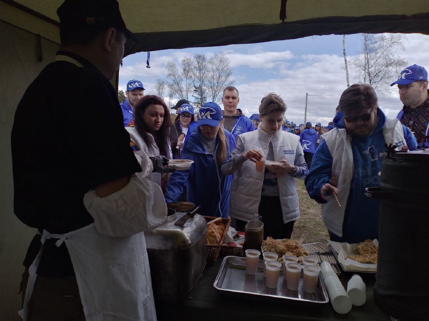 субботник, полевая кухня, Лосино-Петровский
