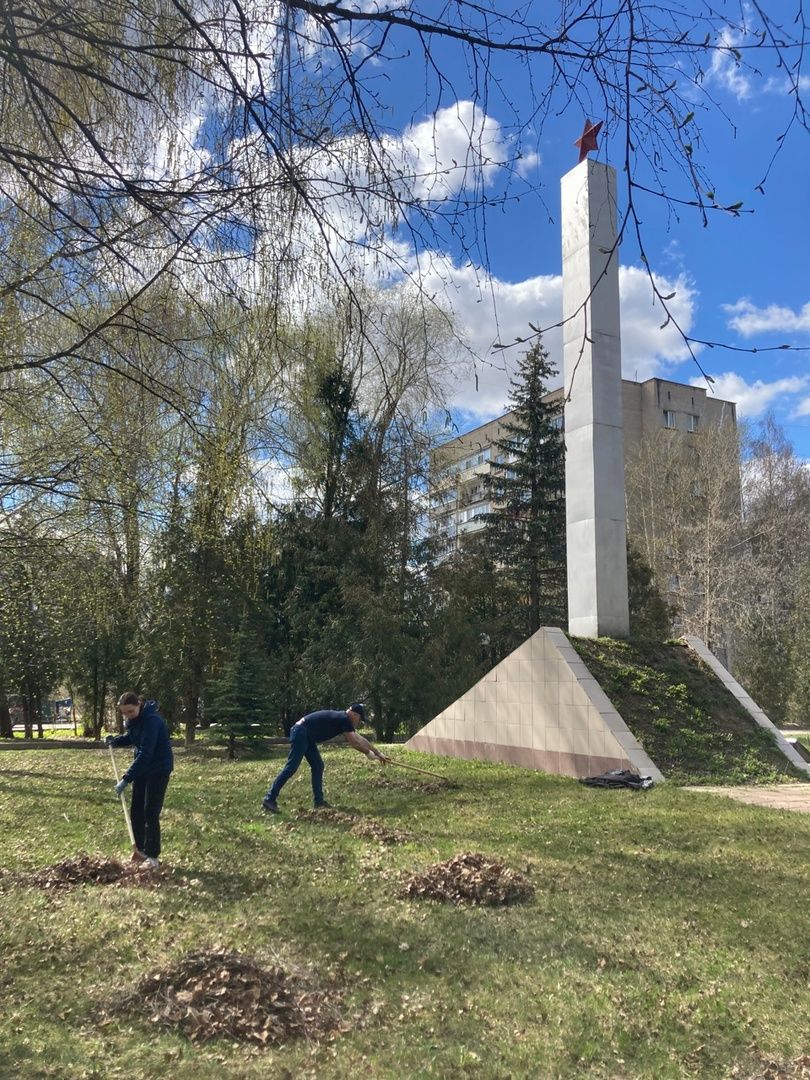 Солнечногорск, субботник, Тимоново, стела, Великая Отечественная война