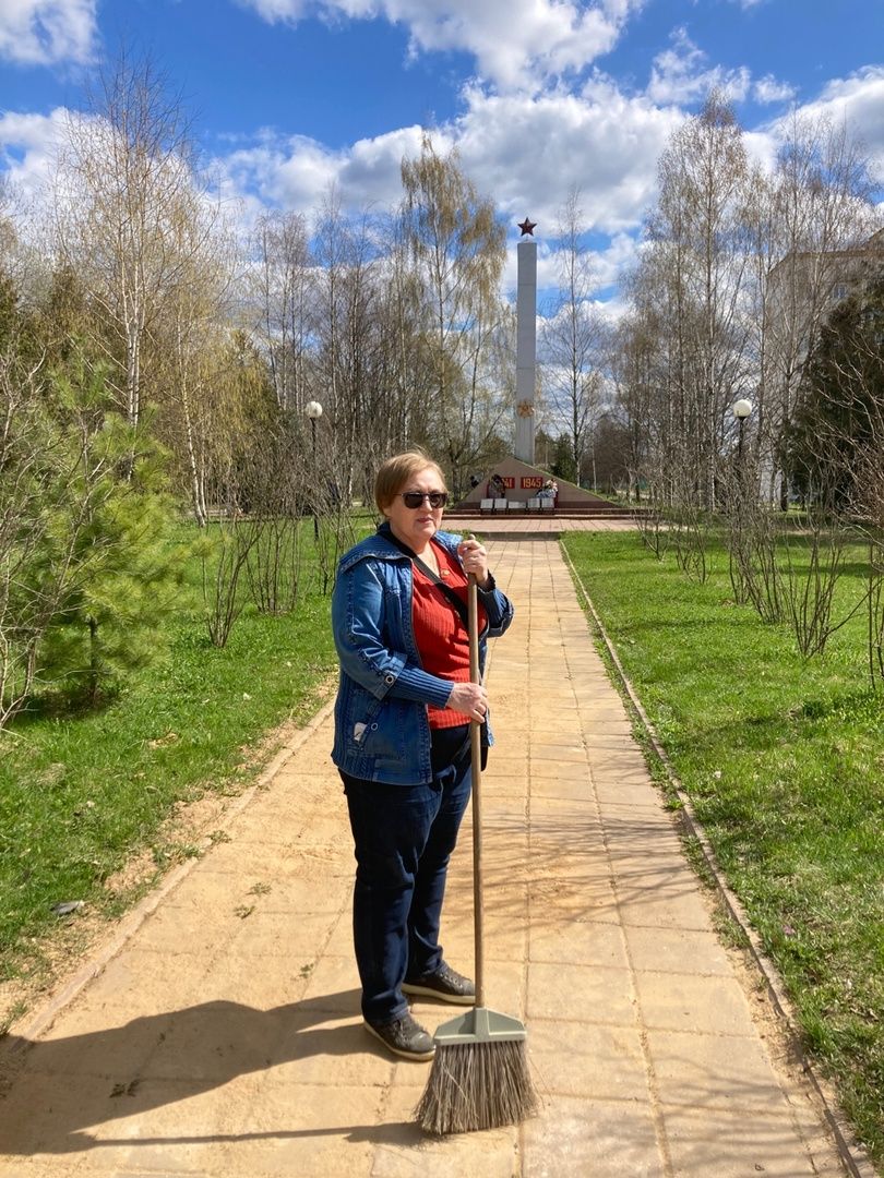 Солнечногорск, субботник, Тимоново, стела, Великая Отечественная война