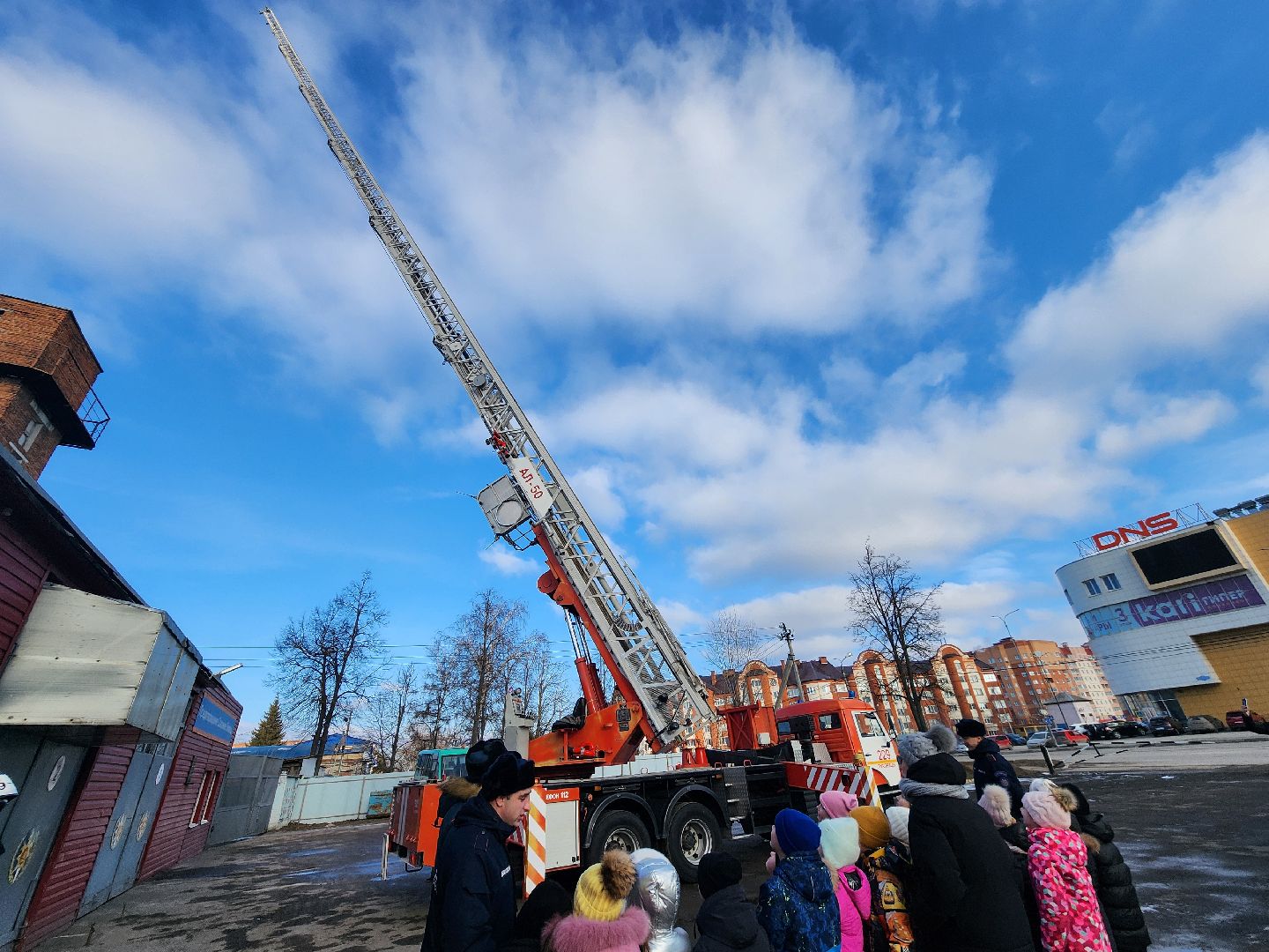 вертикалки, Луховицы, экскурсия в пожарную часть,