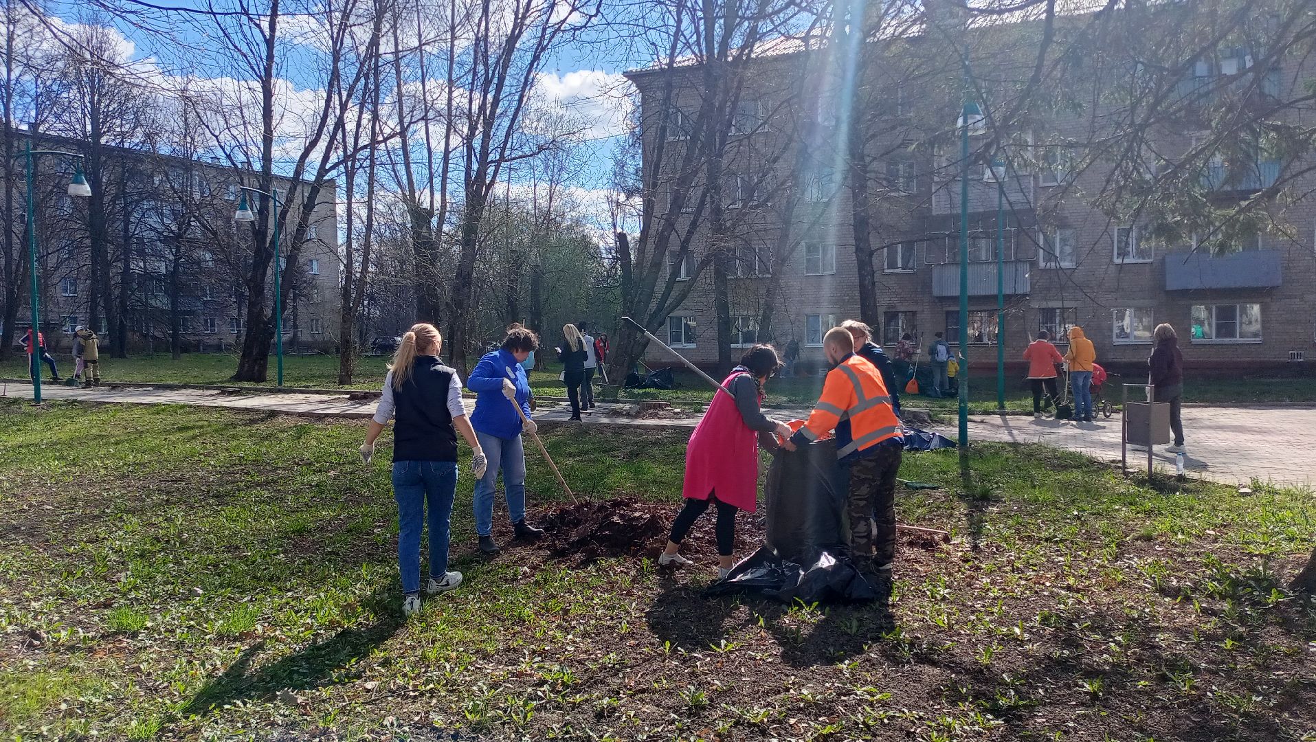 Рузский городской округ, благоустройство, сквер, парк, субботник