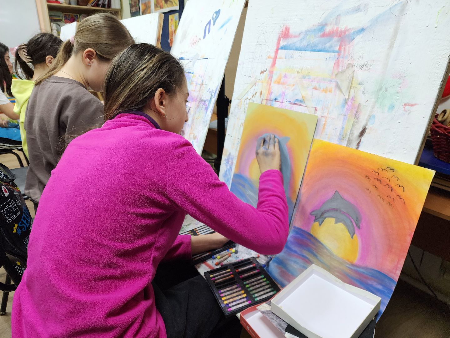 электроугли, выставка, дети, общество, культура, рисование,