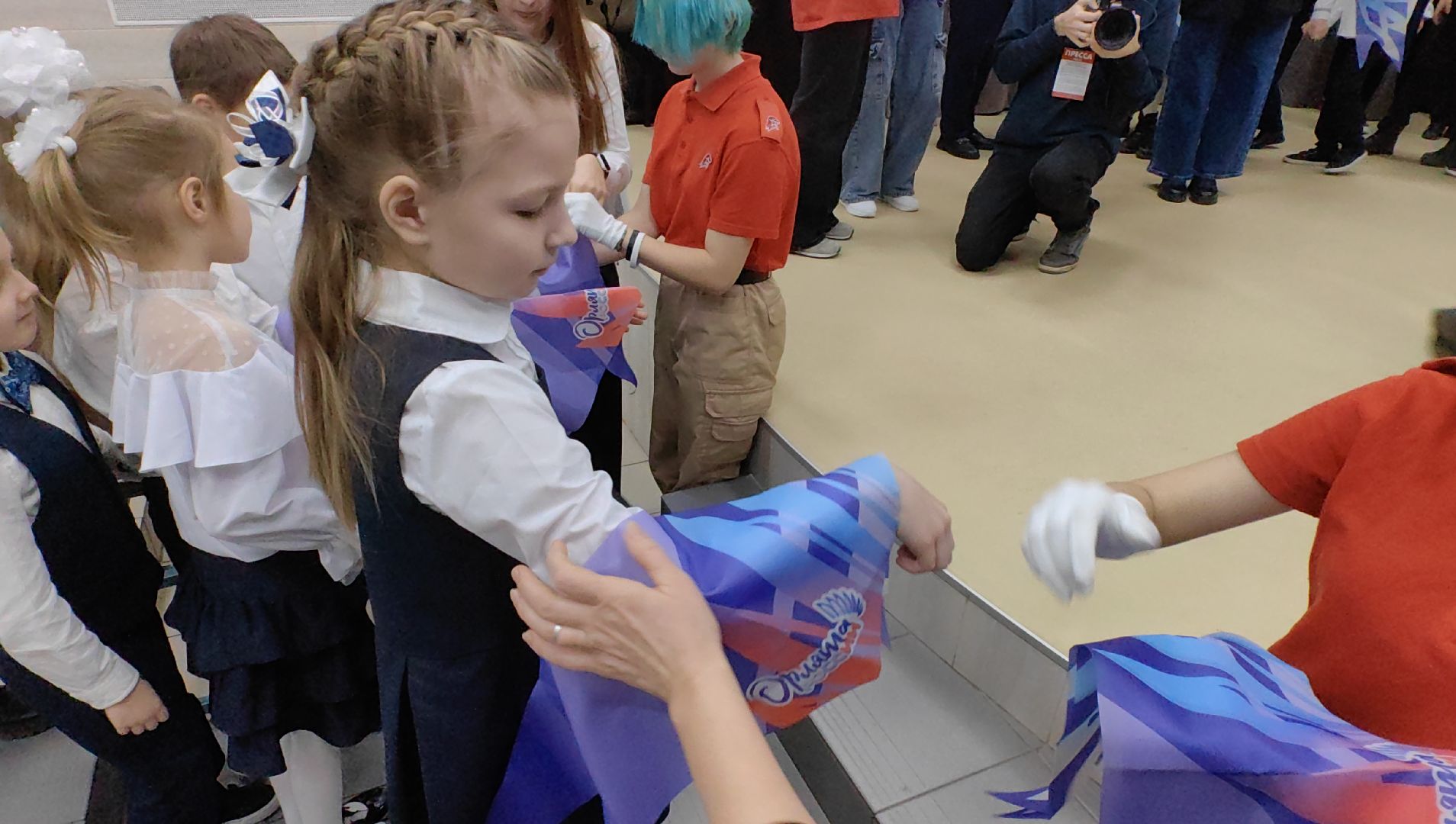 орлята россии, школьники, воспитание, галстук, центр,