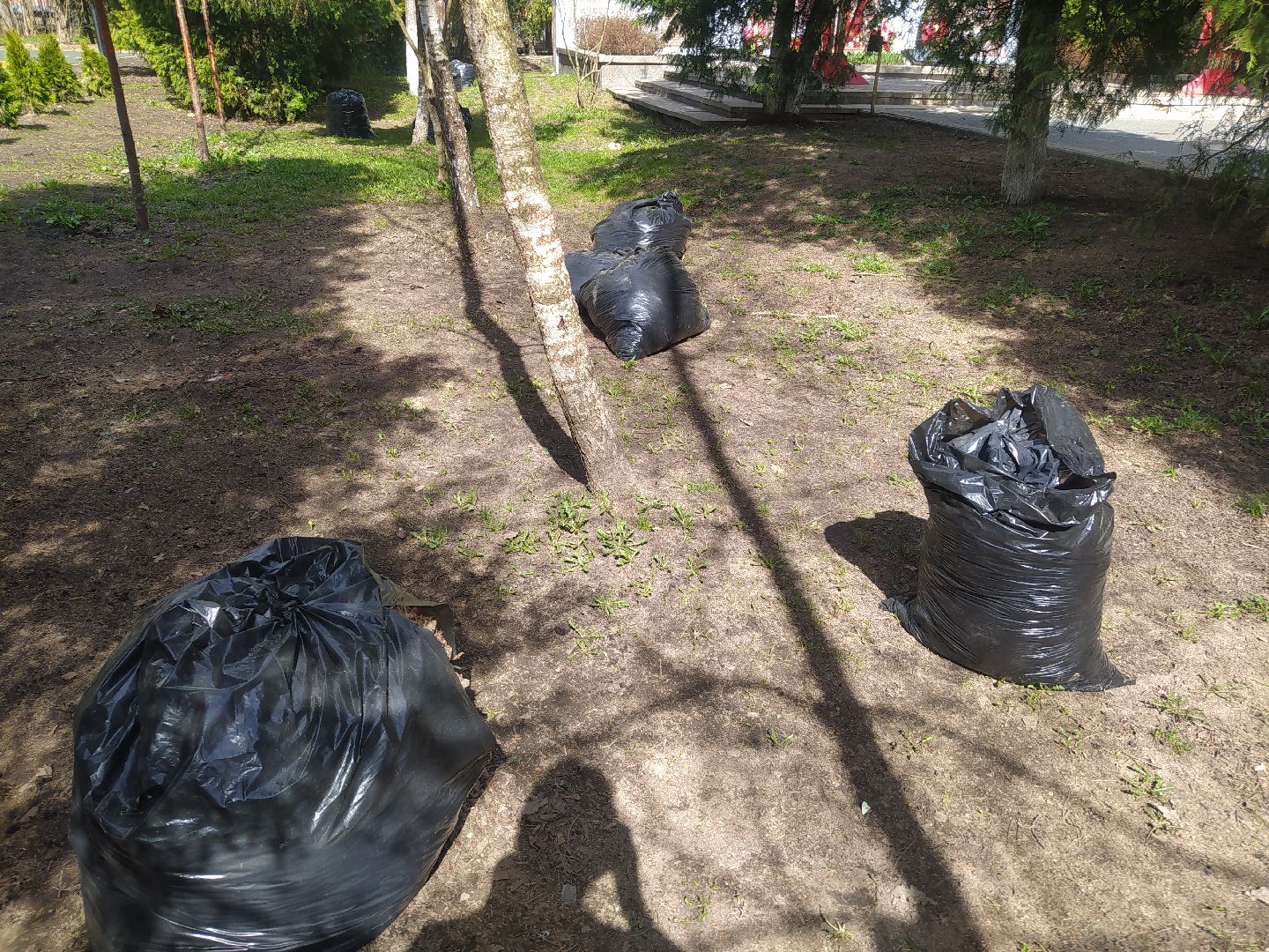 субботник, Дедовск, парк, памятник, уборка, благоустройство